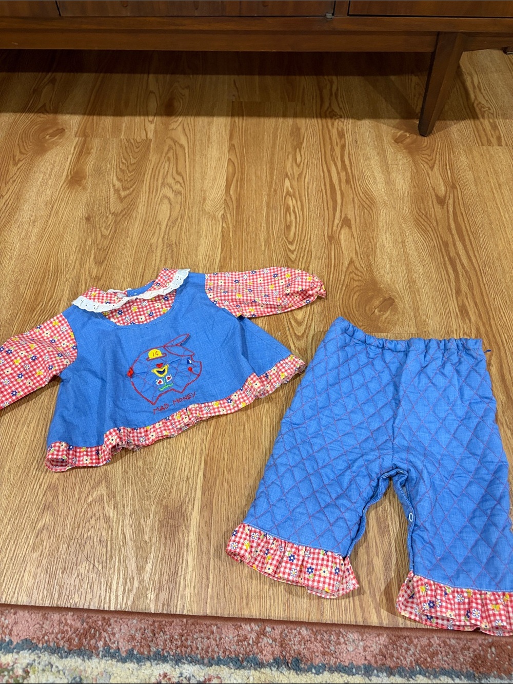 Vintage baby outfit